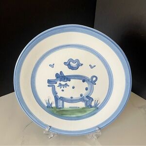 Pig Dinner Plate by M.A. Hadley